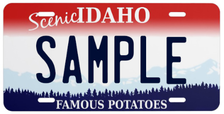 Idaho License Plate Design Idaho License Plate Design