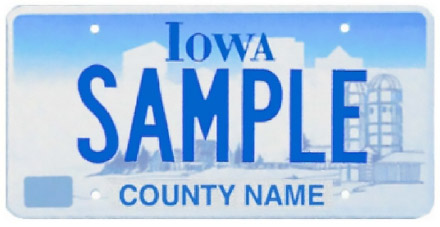 Iowa License Plate Design Iowa License Plate Design