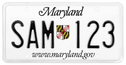 Maryland License Plate Design Maryland License Plate Design