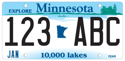 Minnesota License Plate Design Minnesota License Plate Design