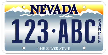 Nevada License Plate Design