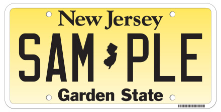 New Jersey License Plate Design New Jersey License Plate Design