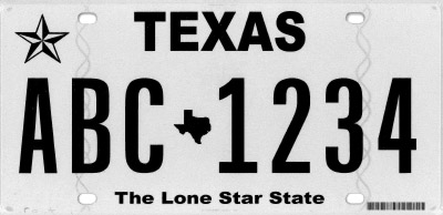 Texas License Plate Design Texas License Plate Design
