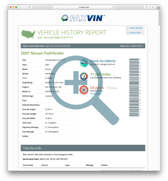 Vehicle History Report on 2010 Ford F-150 (VIN: 1FTEW1CW4AFA*****)